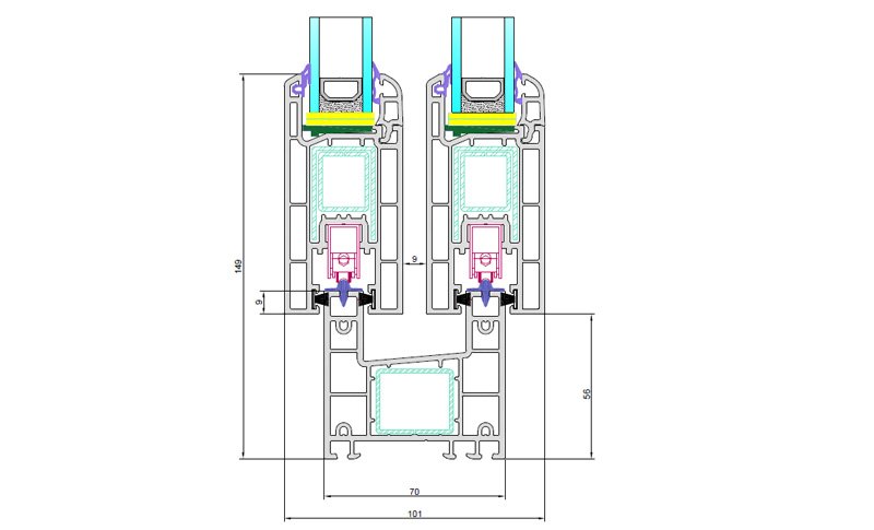 Sürme Sistem 70mm